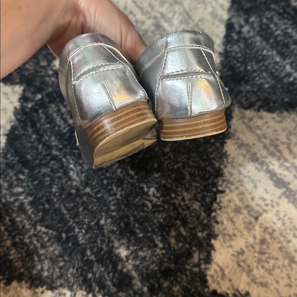 Forever 21 Metallic Silver Loafers - Picture 4 of 5